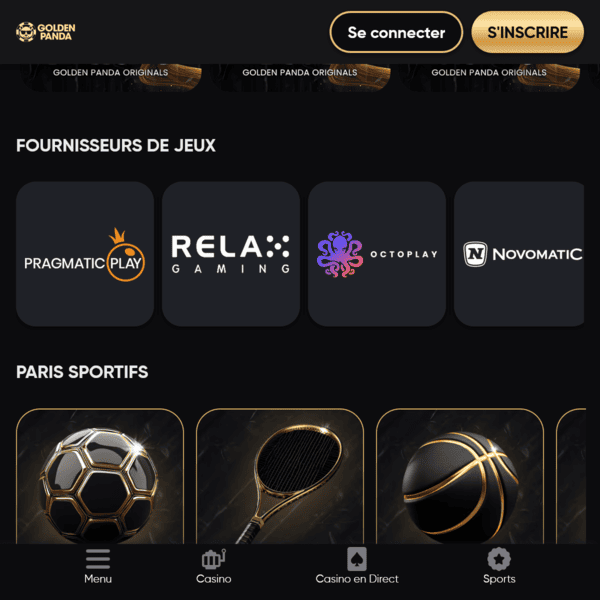 Golden Panda Casino Live Dealer Games